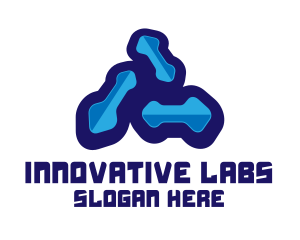 Blue Microbiology Laboratory logo
