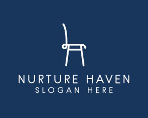 Simple Furniture Chair  Logo