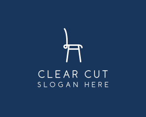 Simple Furniture Chair  logo design