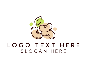 Soy Bean Food Seed logo