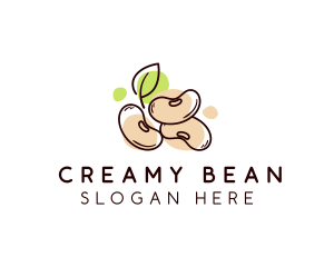 Soy Bean Food Seed logo design