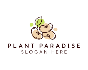 Soy Bean Food Seed logo design