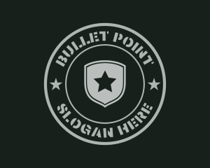 Military Army Emblem logo design