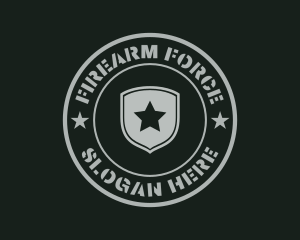 Military Army Emblem logo design