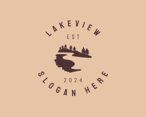 Lake Tour Forest logo design