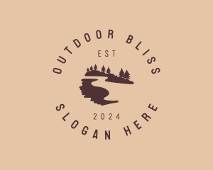 Lake Tour Forest logo design