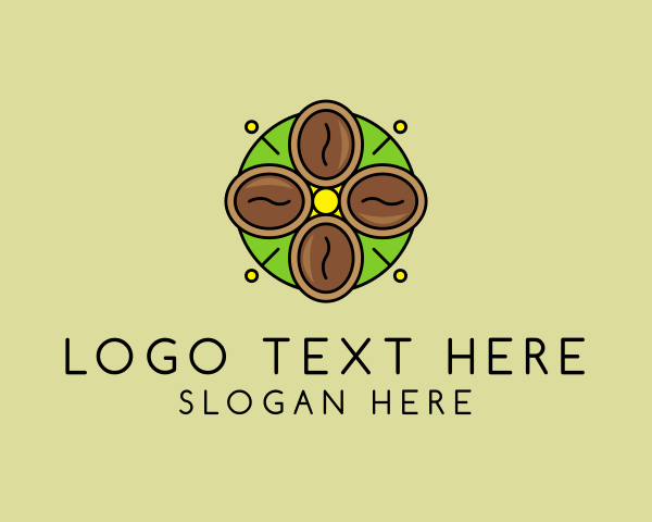 Organic Coffee Bean logo