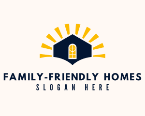 Sunrise Home Residence logo design