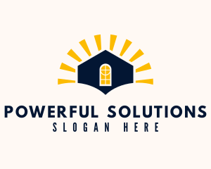 Sunrise Home Residence logo design