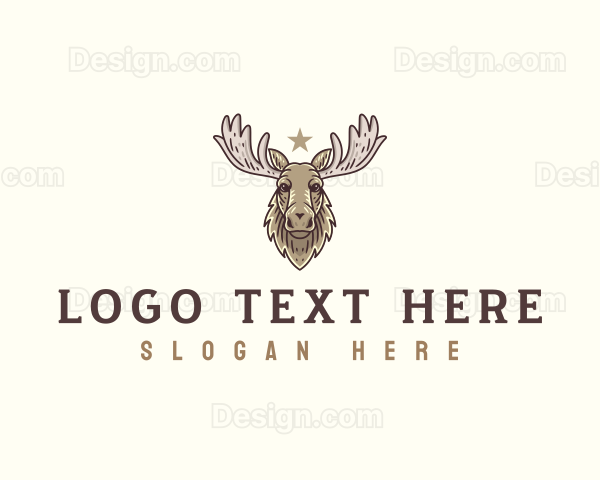 Wild Moose Antler Logo