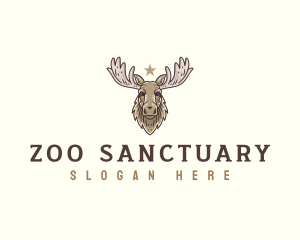 Wild Moose Antler logo design