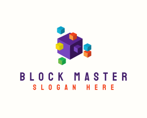 Cube Pixel Block logo