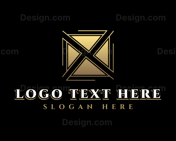 Business Geometric Letter X Logo