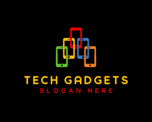 Mobile Phone Gadget  logo design