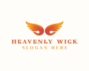 Angel Wings Holistic logo design