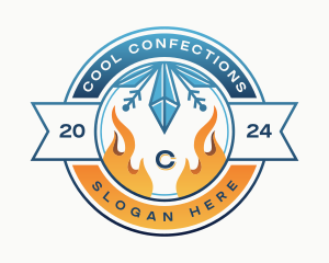 Cold Heating Hvac logo