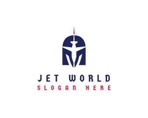 Jet Aircraft Helmet logo