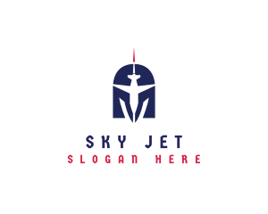 Jet Aircraft Helmet logo