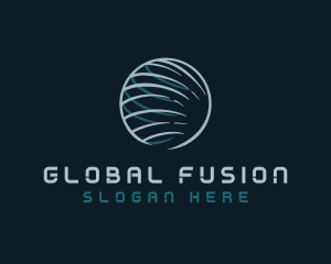 Global Cyber Business logo design