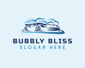 Bubbles Car Wash logo design