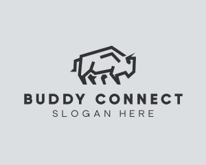 Wild Bison Animal logo design