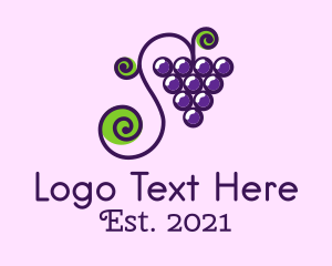 Violet Grape Vine logo
