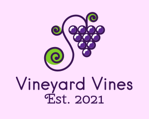 Violet Grape Vine logo