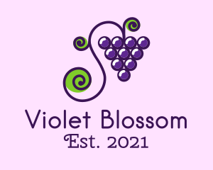 Violet Grape Vine logo