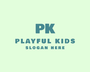 Playful Kids Daycare logo design