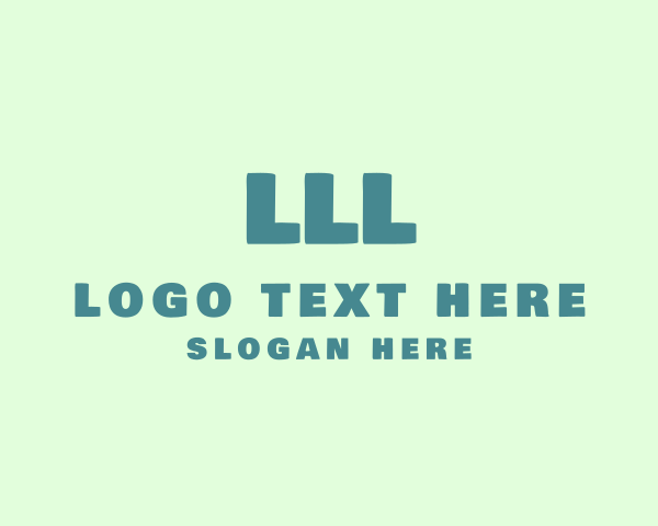 Font logo example 4