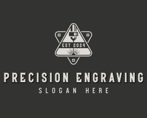 Mechanical Laser Engraving  logo design