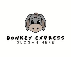 Cute Toy Donkey logo