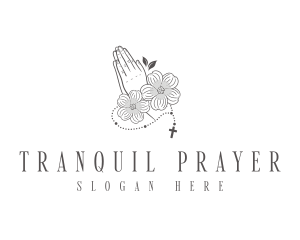 Floral Prayer Rosary logo