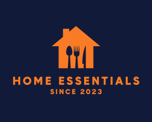 Home Kitchen Utensils  logo design