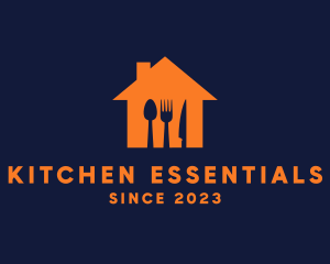 Home Kitchen Utensils  logo design