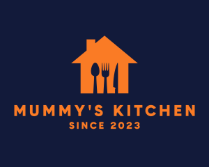 Home Kitchen Utensils  logo design