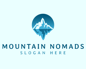 Natural Ice Mountain logo design