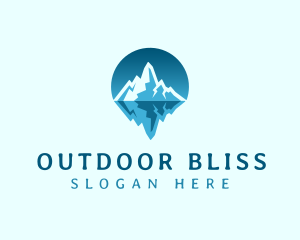 Natural Ice Mountain logo design