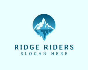 Natural Ice Mountain logo design