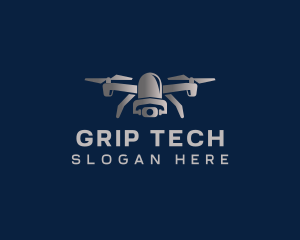 Drone Tech Surveillance logo design