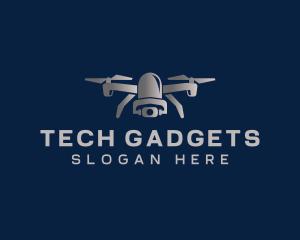 Drone Tech Surveillance logo design