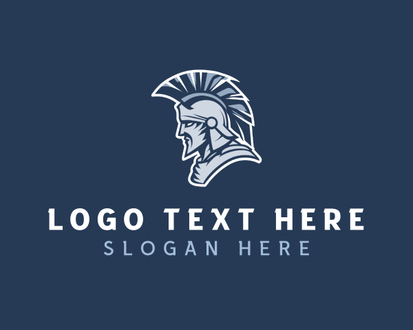 Spartan Helmet logo example 4