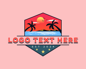 Travel Beach Vacation logo