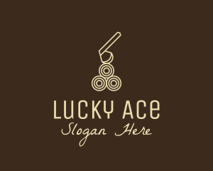 Wood Log Lumber Axe logo design