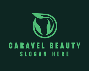 Eco Natural Leaf  logo design