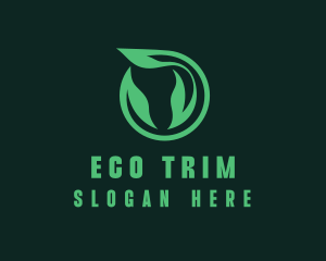 Eco Natural Leaf  logo design