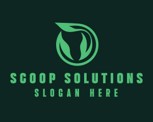 Eco Natural Leaf  logo design