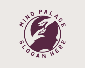 Hand Wellness Mind logo design