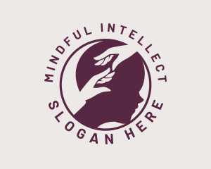 Hand Wellness Mind logo design