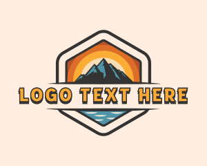 Outdoor Mountain Peak logo